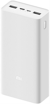 Внешний аккумулятор Xiaomi Mi Power Bank 3 (30000 mAh, белый) (PB3018ZM) 3813 - фото 14368