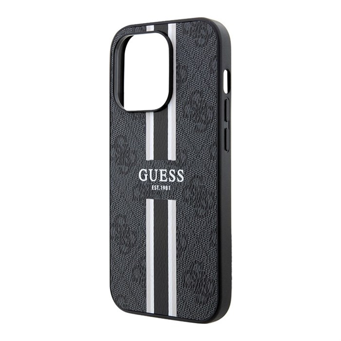 Чехол Guess PU 4G Stripes Hard для iPhone 14 Pro Max (MagSafe) 5265 - фото 23895