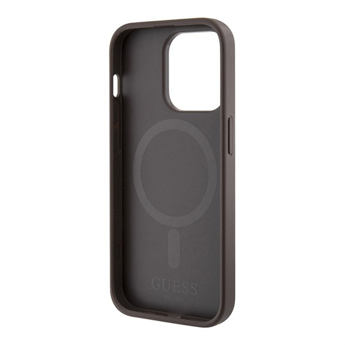 Чехол Guess PU 4G Stripes Hard для iPhone 14 Pro Max (MagSafe) 5265 - фото 23900