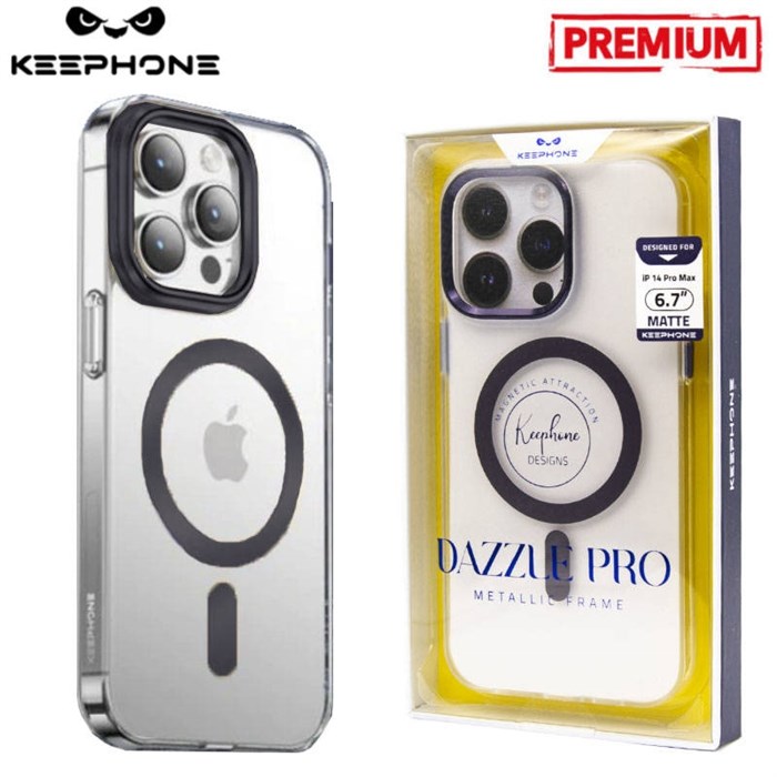 Чехол для телефона KEEPHONE DAZZLE PRO MAGSAFE (прозрачный, матовый) 5297 - фото 24028