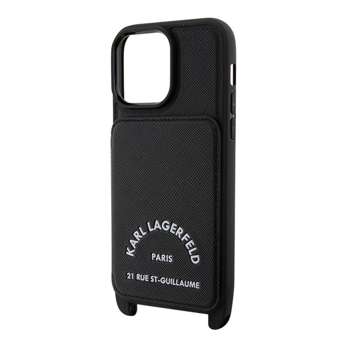 Чехол Lagerfeld Crossbody cardslot PU Saffiano RSG Hard для iPhone 14 Pro 5302 - фото 24057