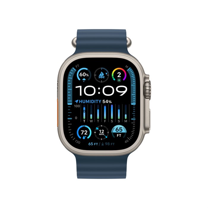 Умные часы Apple Watch Ultra 2 GPS + Cellular, 49 мм, корпус из титана, ремешок Ocean 5457 - фото 25328