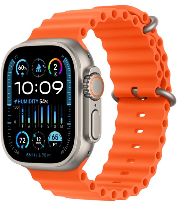 Умные часы Apple Watch Ultra 2 GPS + Cellular, 49 мм, корпус из титана, ремешок Ocean 5457 - фото 25335