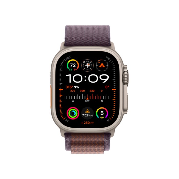Умные часы Apple Watch Ultra 2 GPS + Cellular, 49 мм, корпус из титана, ремешок Alpine 5458 - фото 25353