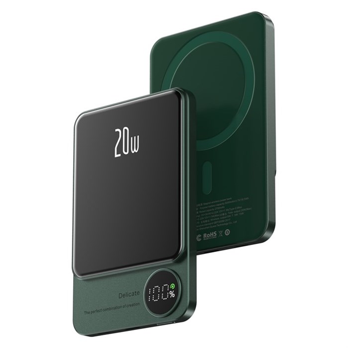Power bank Magnetic Wireless Q9 20W 5000mAh 5617 - фото 26703