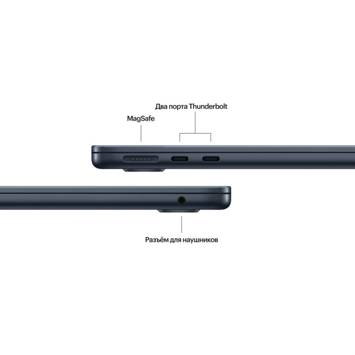 Ноутбук Apple MacBook Air 13" (M3, 8C CPU/8C GPU, 2024), 8 ГБ, 256 ГБ SSD 5641 - фото 26857