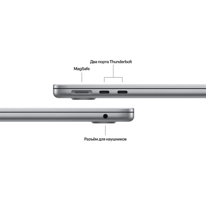 Ноутбук Apple MacBook Air 13" (M3, 8C CPU/8C GPU, 2024), 8 ГБ, 256 ГБ SSD 5641 - фото 26869
