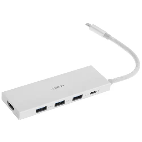 USB-хаб Xiaomi Type-C 5в1 3USB/1USB-C/HDMI (XMDS05YM) 5692 - фото 27252