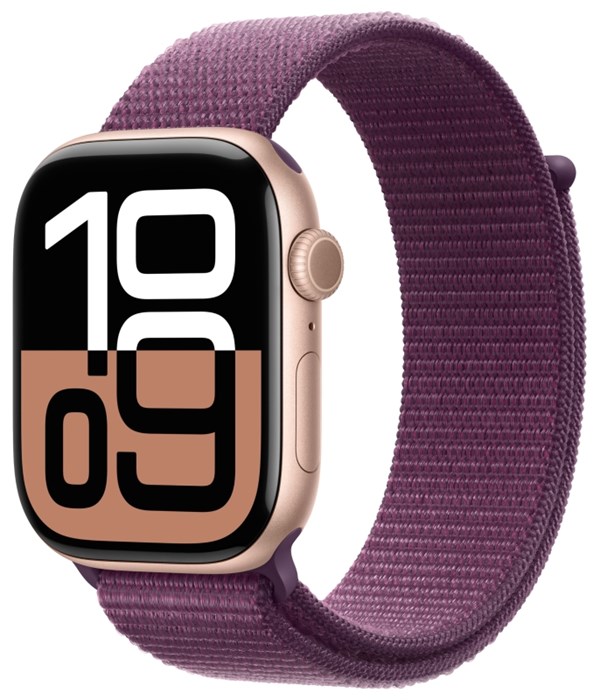 Умные часы Apple Watch Series 10, 46 мм, спортивный браслет 5814 - фото 28745