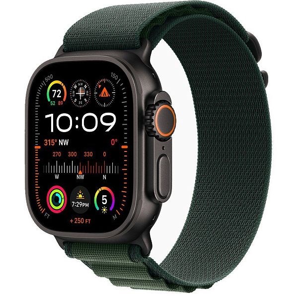 Умные часы Apple Watch Ultra 2 GPS + Cellular, 49 мм, корпус из титана, ремешок Alpine 6044 - фото 30626