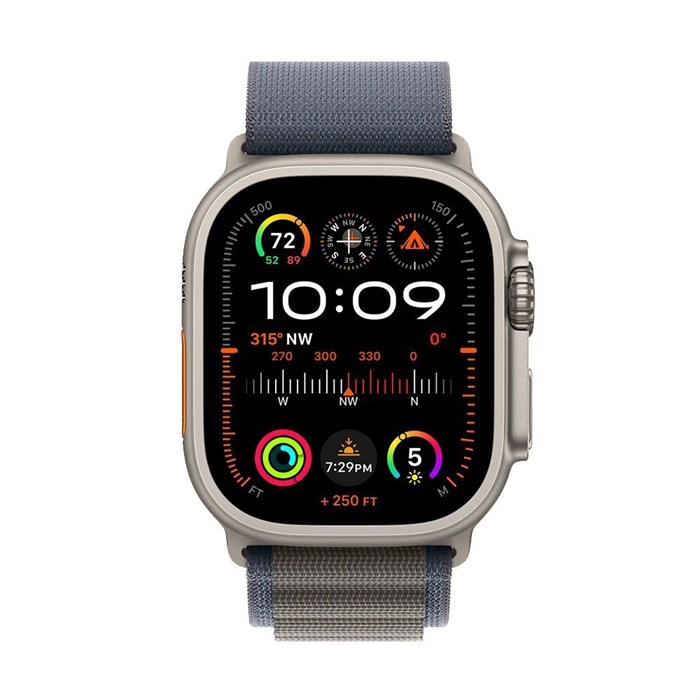 Умные часы Apple Watch Ultra 2 GPS + Cellular, 49 мм, корпус из титана, ремешок Alpine 6044 - фото 33261