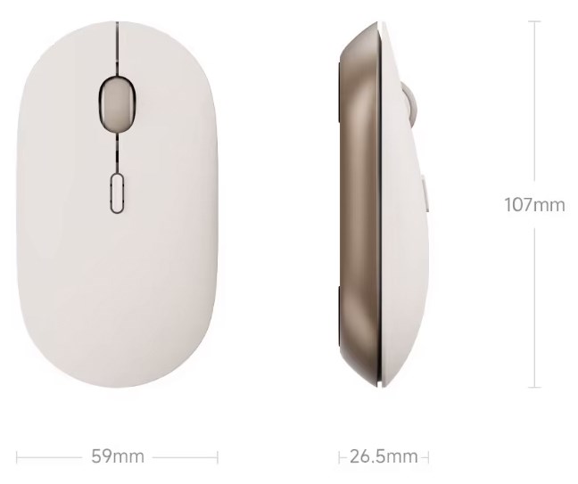 Беспроводная мышь Xiaomi Mi Portable Mouse 3 (XMBXSB01YM) 6416 - фото 33925