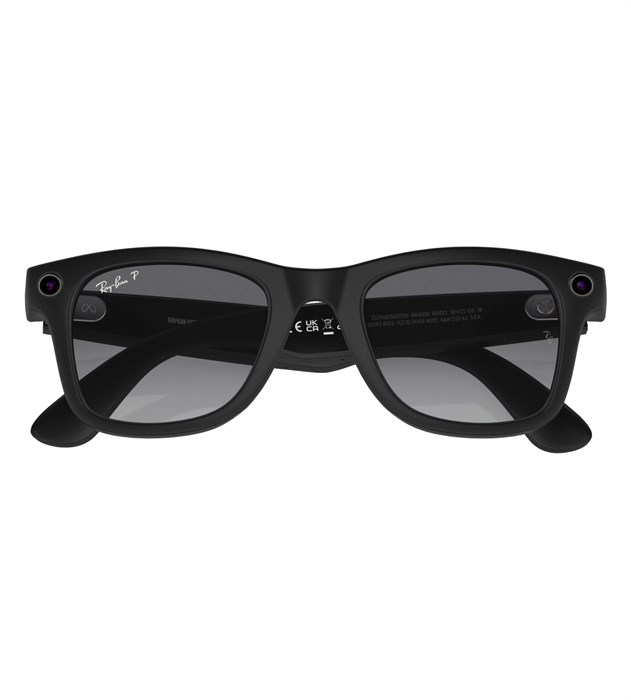 Очки Ray-Ban Wayfarer matte black gradient graphite (150-50) 6453 - фото 34134