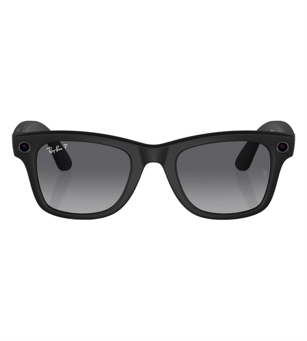 Очки Wayfarer matte black gradient graphite 155-53 6454 - фото 34139