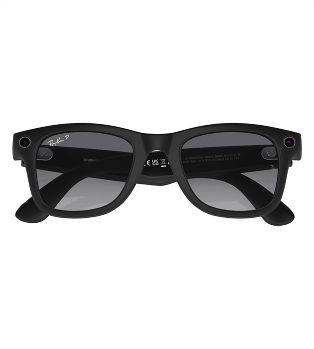 Очки Wayfarer matte black gradient graphite 155-53 6454 - фото 34141