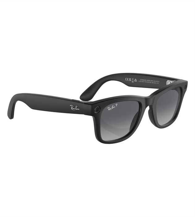 Очки Wayfarer matte black gradient graphite 155-53 6454 - фото 34142