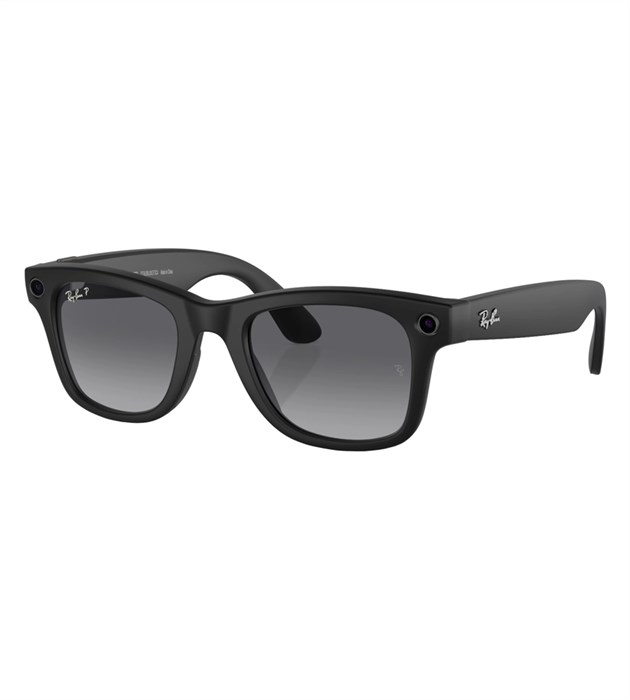 Очки Wayfarer matte black gradient graphite 155-53 6454 - фото 34143