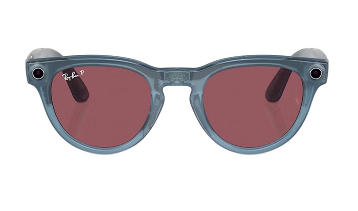 Умные очки Ray-Ban Headliner Shiny Jeans/Polarized Dusty Red (RW4009) (150-50) size 6471 - фото 34328