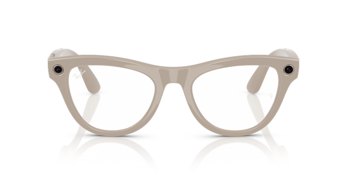 Умные очки Ray-Ban Meta Skyler RW4010 (150-52), Shiny Chalky Gray/Transitions Sapphire 6472 - фото 34329