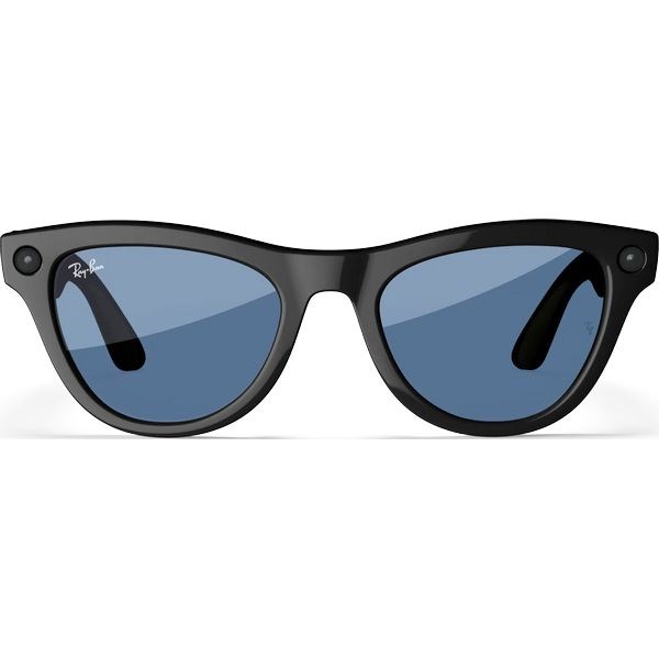 Умные очки Ray-Ban Meta Skyler RW4010 Shiny Black, Clear/Cerulean Blue Transitions (150-52) 6473 - фото 34345