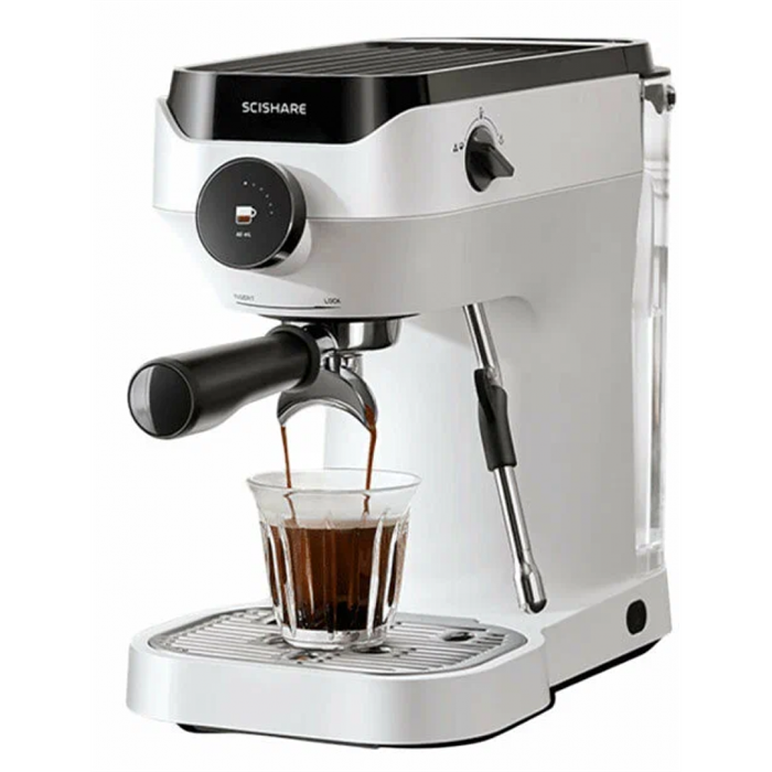 Кофемашина полуавтоматическая Xiaomi Scishare (S1181) White EU 6508 - фото 34729