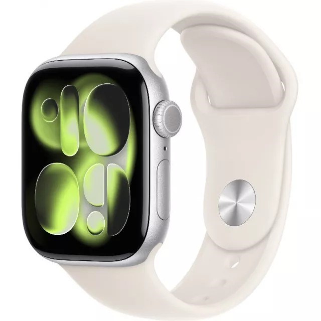 Apple Watch Series 11, 42 мм корпус из алюминия, силиконовый спортивный ремешок 6553 - фото 35615
