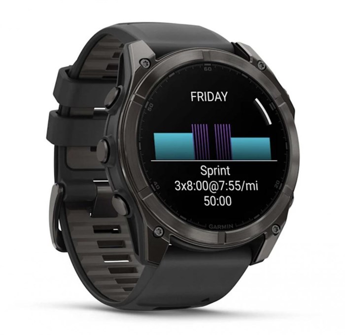 Умные часы Garmin Fenix 8, 51 мм, AMOLED, Sapphire 6694 - фото 36312