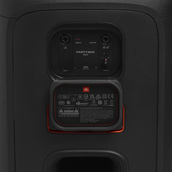 Портативная акустика с подсветкой JBL PartyBox 520 6754 - фото 36780