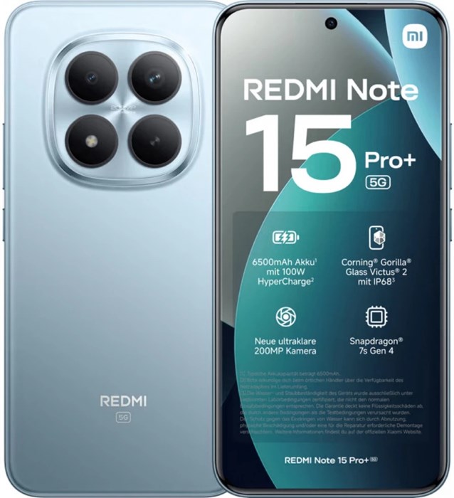 Смартфон Redmi Note 15 Pro Plus 12/512GB 6771 - фото 36940