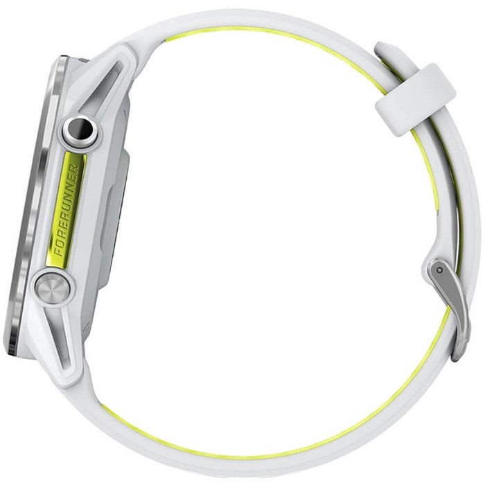 Часы Garmin FORERUNNER 970 Whitestone Titanium with Whitestone/Translucent Amp yellow Silicon with Silver 6803 - фото 37293