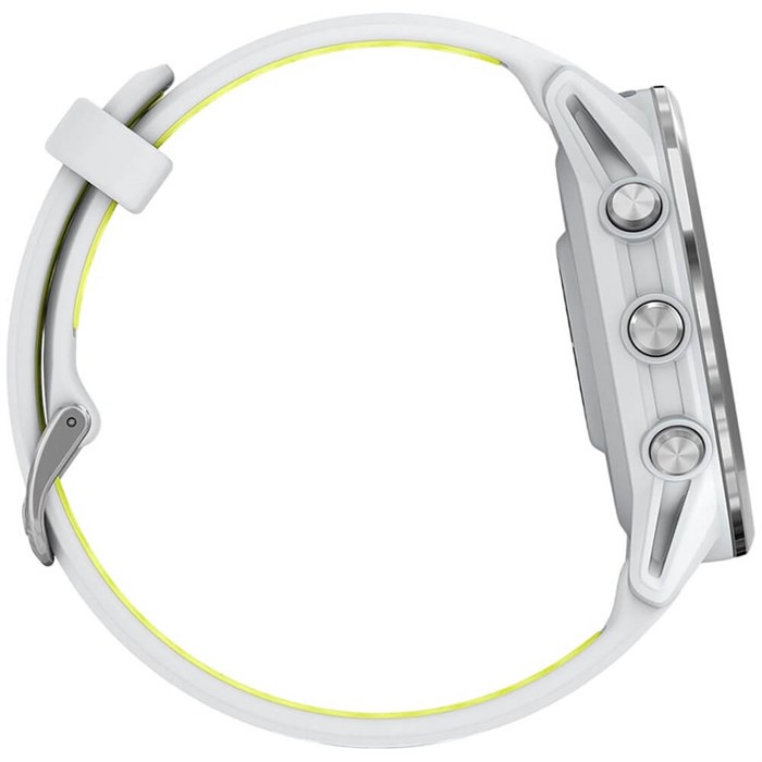 Часы Garmin FORERUNNER 970 Whitestone Titanium with Whitestone/Translucent Amp yellow Silicon with Silver 6803 - фото 37294