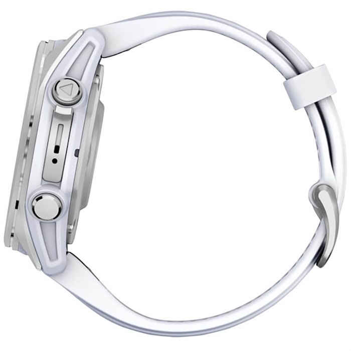 Часы Garmin Fenix 8 43 мм Amoled Silver с силиконовым ремешком Whitestone 6825 - фото 37541