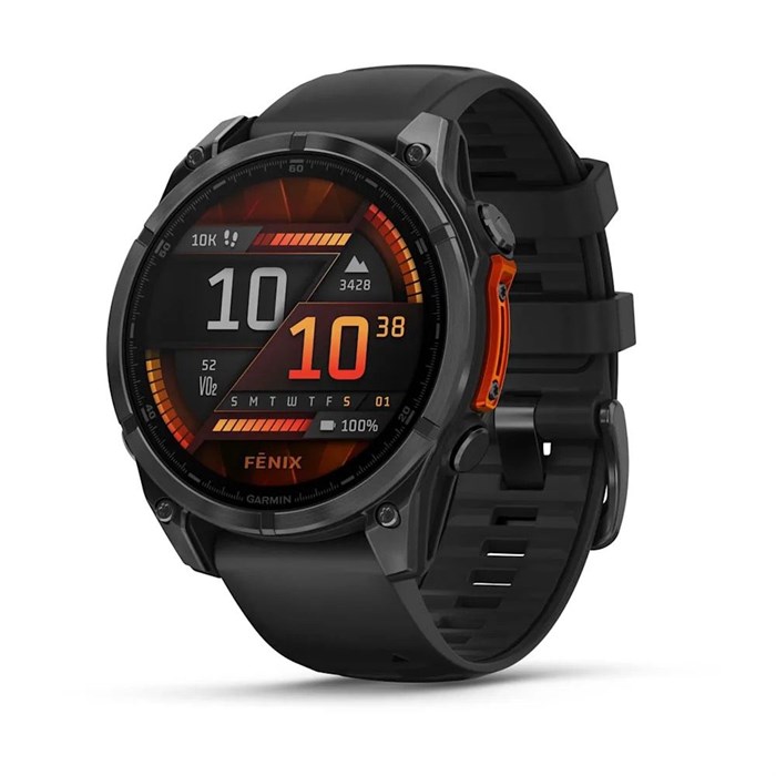 Часы Garmin Fenix 8 47mm AMOLED Slate Gray with Black Silicon 6826 - фото 37550