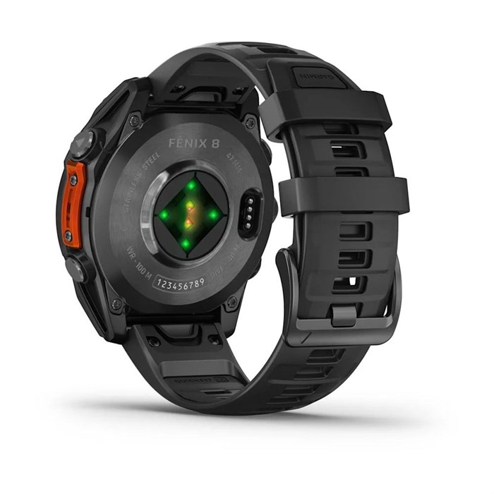 Часы Garmin Fenix 8 47mm AMOLED Slate Gray with Black Silicon 6826 - фото 37552