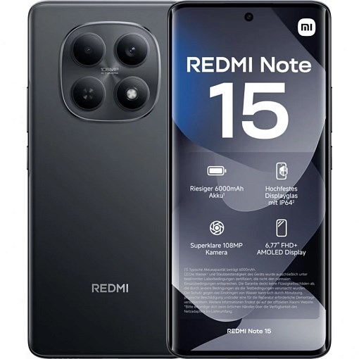 Смартфон Xiaomi Redmi Note 15 8/256GB (Без NFC) 6868 - фото 37947