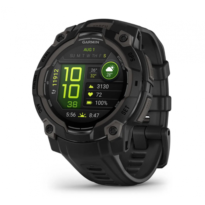 Часы Garmin Instinkt 3 45 Amoled Black with Black Silicon 6898 - фото 38252