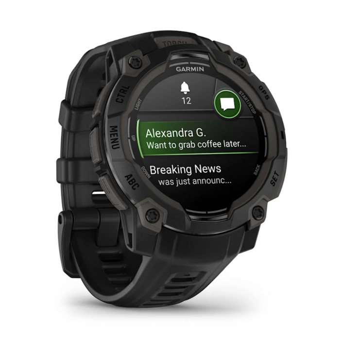 Часы Garmin Instinkt 3 45 Amoled Black with Black Silicon 6898 - фото 38253