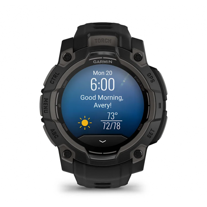 Часы Garmin Instinkt 3 45 Amoled Black with Black Silicon 6898 - фото 38255