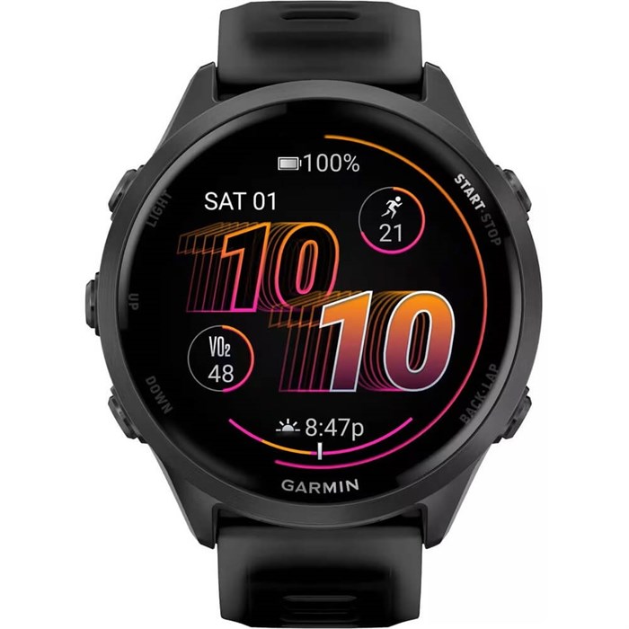 Часы Garmin FORERUNNER 570 42mm State Gray with Black/Translucent Black Silicon 6904 - фото 38297