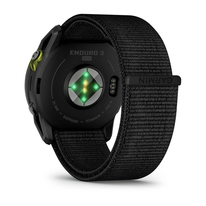 Часы Garmin Enduro 3 - 51 mm Solar Sapphire Carbon Gray DLC Titanium / Black UltraFit Nylon Strap 6905 - фото 38307