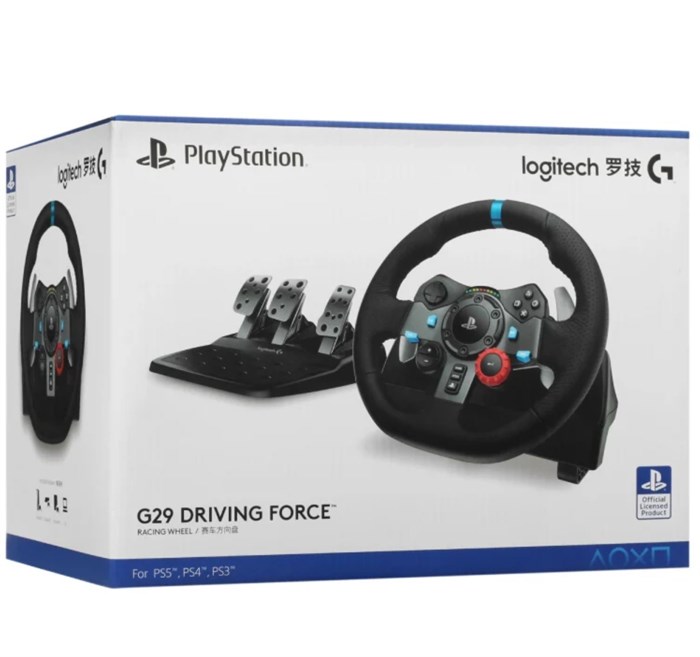 Руль Logitech G29 черный 6917 - фото 38447