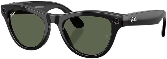 Очки Ray-Ban SKYLER (Gen2) Shiny Black G15 Green 150-52 6953 - фото 38894