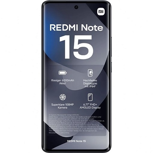 Смартфон Xiaomi Redmi Note 15 8/256GB 6977 - фото 39278