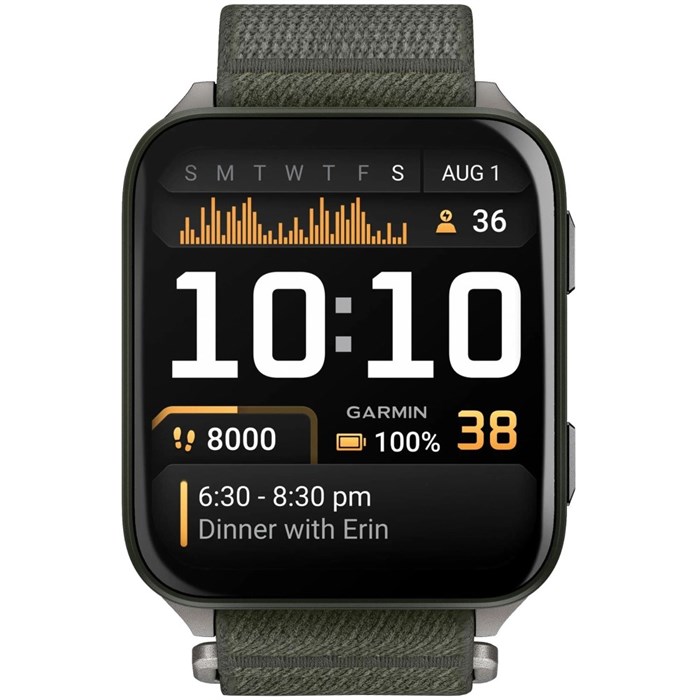 Часы Garmin VENU X1 Moss Titanium with Moss Nylon (010-2980-23) 7106 - фото 40766