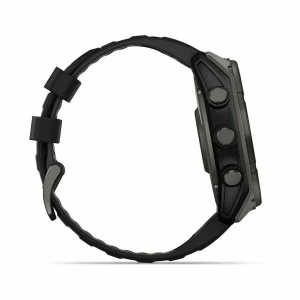 Часы Garmin Fenix 8 43mm Amoled Sapphire Carbon Gray Dlc Titanium with Black Silicone 7182 - фото 41353