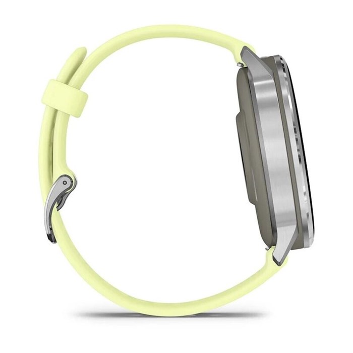 Часы Garmin Venu 4 45mm Silver with Citron Green silicon 7196 - фото 41530