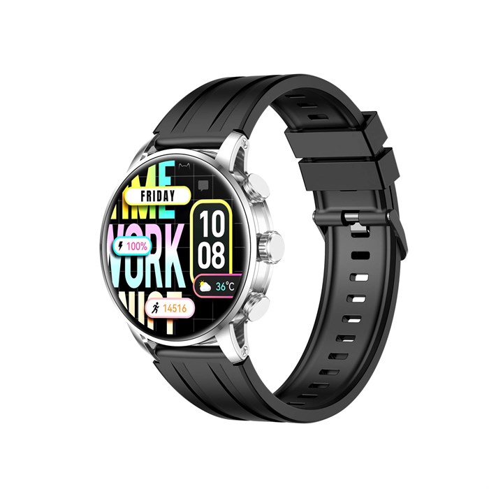 Умные часы Kieslect Calling Watch Kr2 Pro YFT2084EU Steel EU Orange/yellow magnetic+Black Silicon 7214 - фото 41755