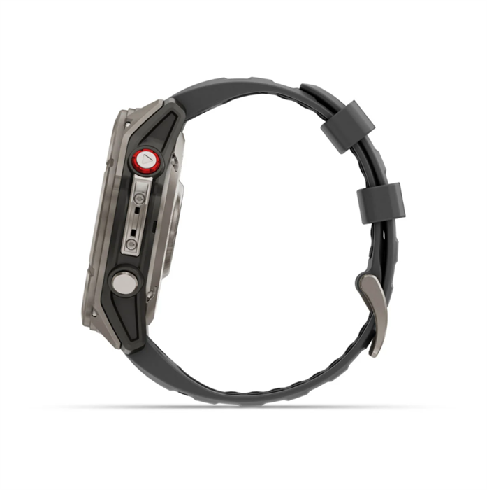 Умные часы Garmin Fenix 8 Pro 47 mm Amoled, титан с графитовым/черным силиконовым ремешком (010-03198-10) 7224 - фото 41793