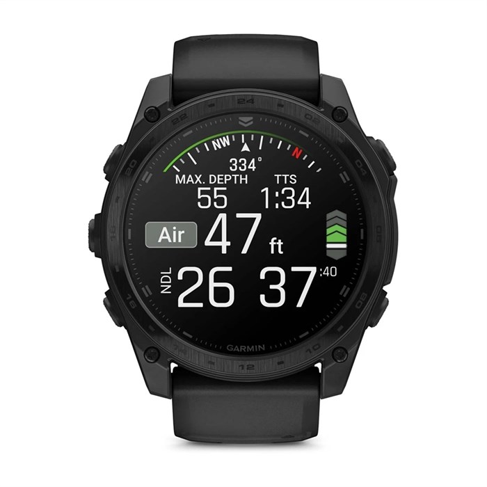 Умные часы Garmin Tactix 8 51mm Amoled Sapphire, Черный DLC-титан с черно-серым кремниевым ремешком (010-03407-00) 7227 - фото 41808