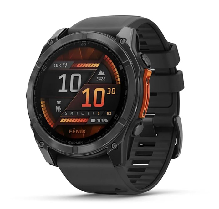 Часы Garmin Fenix 8, 51 мм, AMOLED, Slate Gray with black silicone band (010-02905-00) 7272 - фото 42231